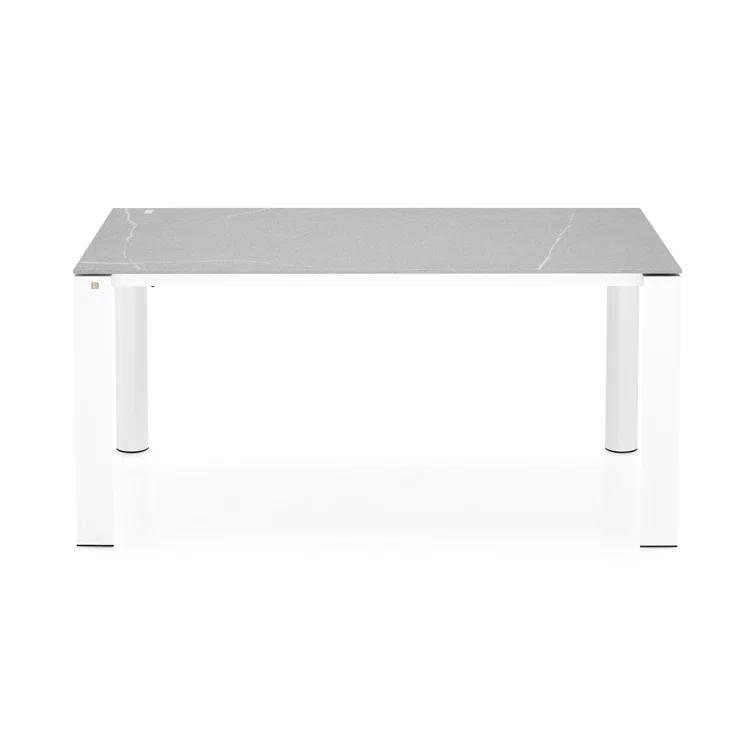 Dorian Extending Outdoor Dining Table with Metal Frame