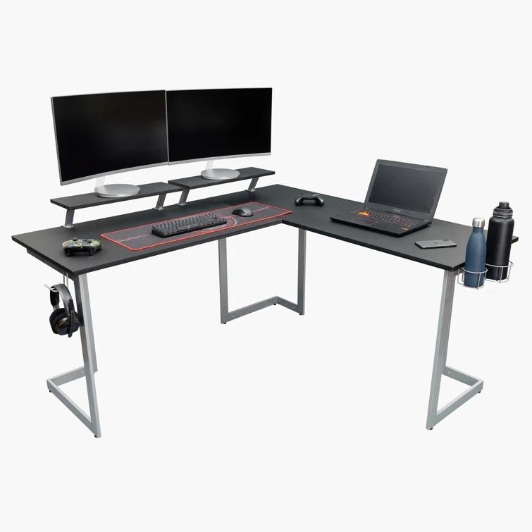 L-Shaped Metal Base Accent