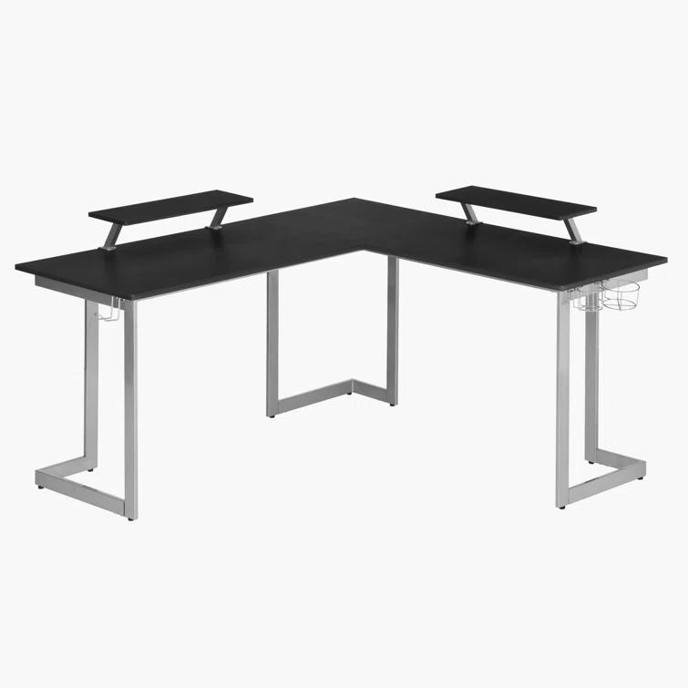L-Shaped Metal Base Accent