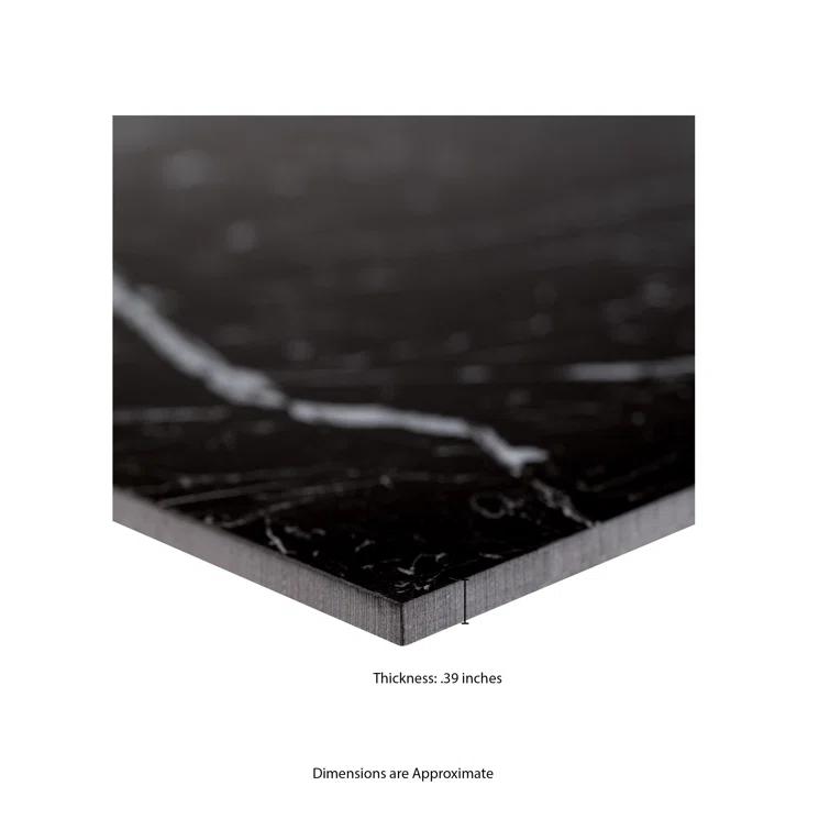 Regallo 24" x 24" Marble Look Matte Porcelain Wall & Floor Tile