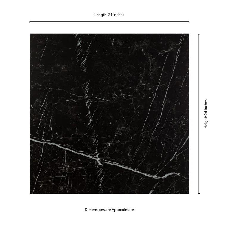 Regallo 24" x 24" Marble Look Matte Porcelain Wall & Floor Tile