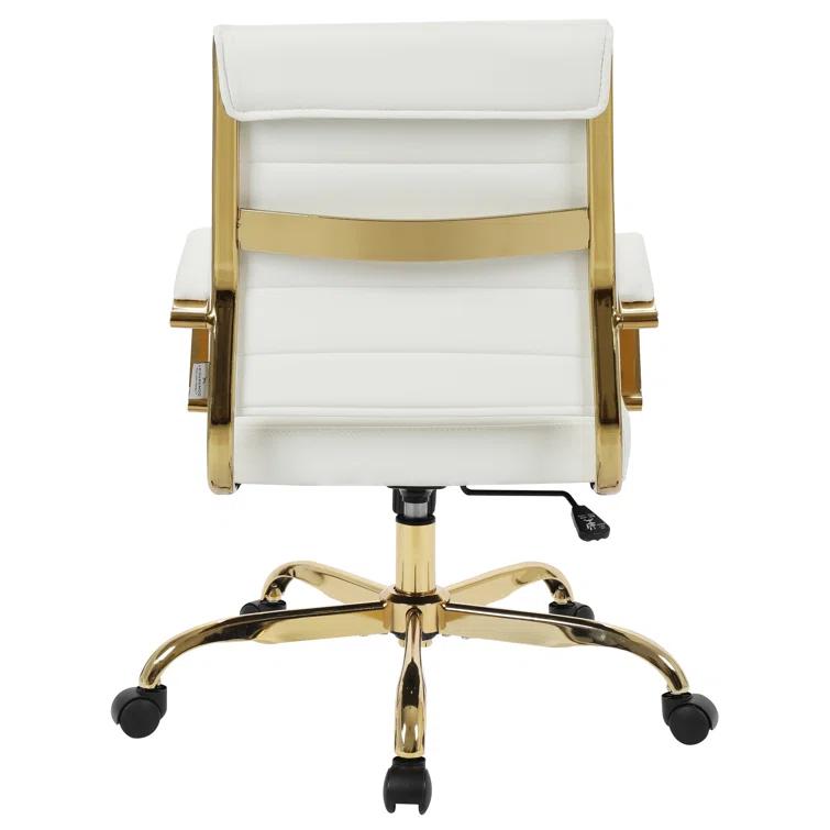 Everly Quinn Naudain Leather Office Conference Chair Modern Executive Meeting Room Chairs