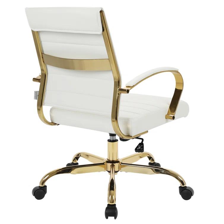 Everly Quinn Naudain Leather Office Conference Chair Modern Executive Meeting Room Chairs