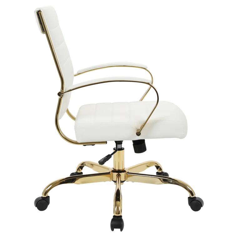 Everly Quinn Naudain Leather Office Conference Chair Modern Executive Meeting Room Chairs