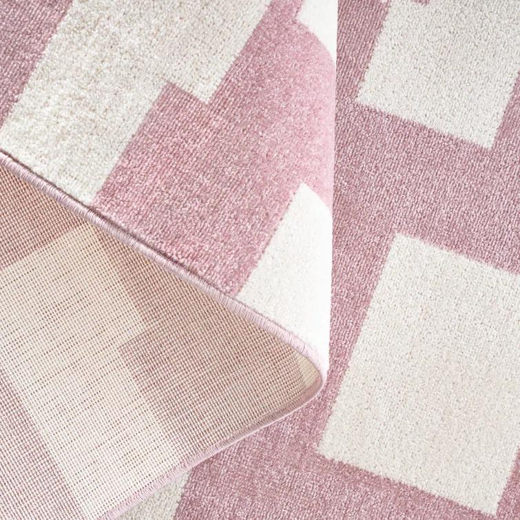 TOMMY BAHAMA Isla Coastal Geo Indoor Outdoor Area Rug Purple/Ivory