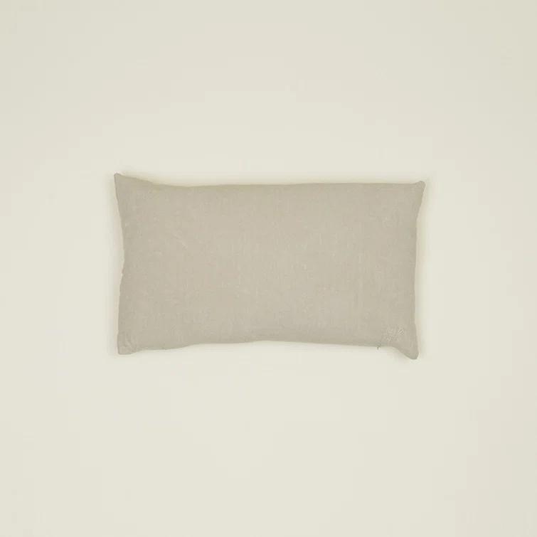 Simple Linen Lumbar Pillow Cover & Insert
