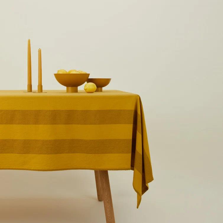 Essential Striped Tablecloth