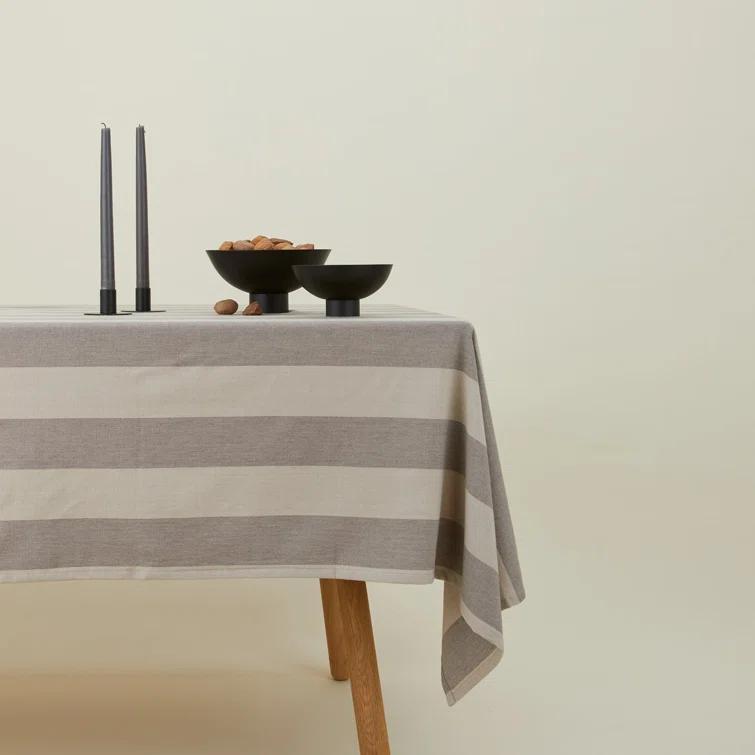 Essential Striped Tablecloth