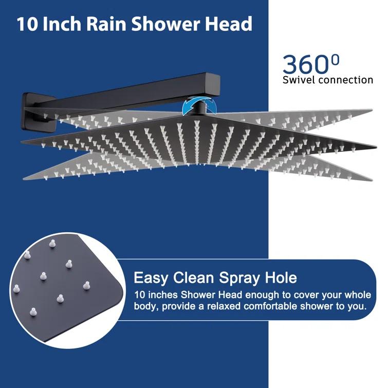 Pressure-Balanced (Temperature And Volume) All-In-One Kit with Rough in-Valve