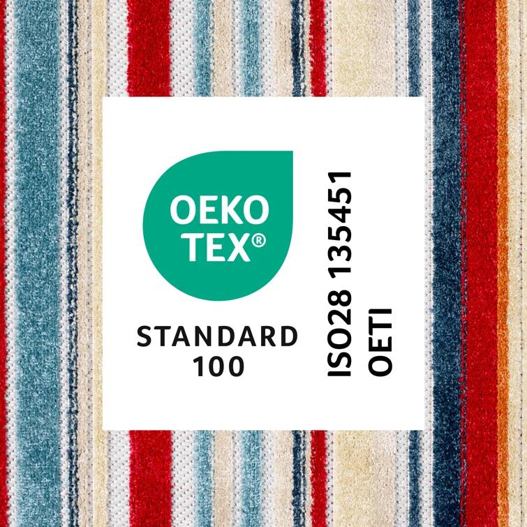 TOWN & COUNTRY EVERYDAY Rio Multicolor Stripe Outdoor Rug Red/Multi