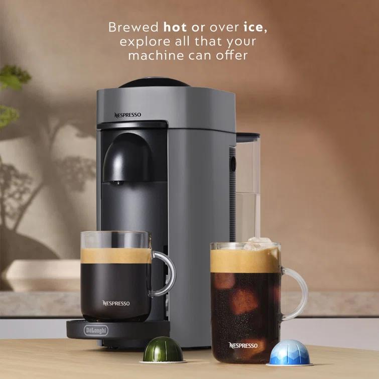 Nespresso ® by De'Longhi ® Grey VertuoPlus Coffee and Espresso Machine
