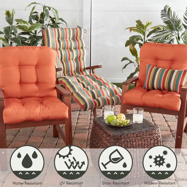 Indoor/Outdoor Reversible Throw Pillow