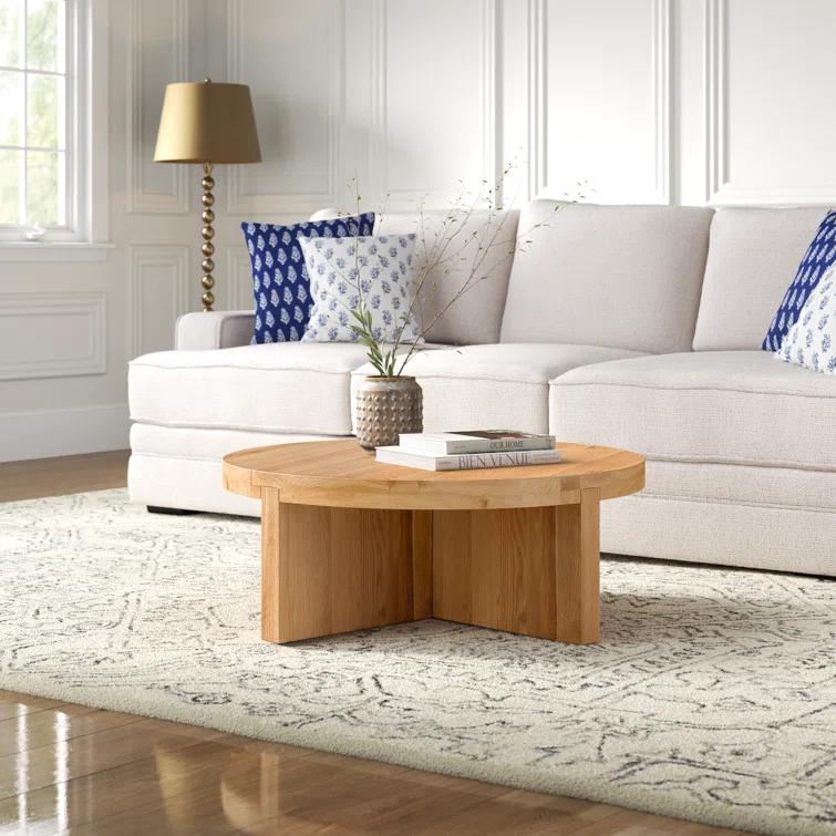 Alford Round Coffee Table - Natural