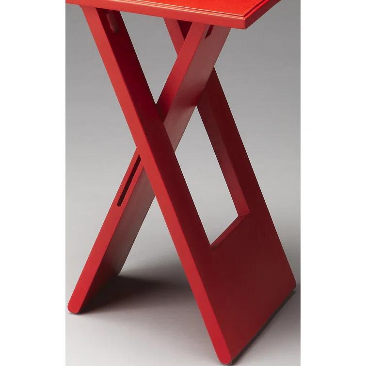Butler Hammond Red Folding Table