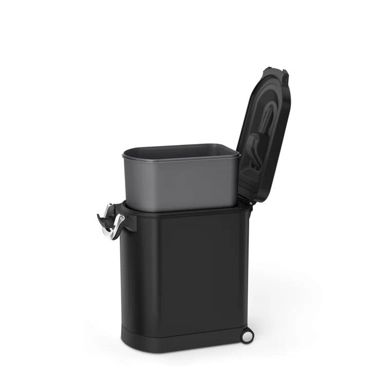 simplehuman Pet Food Storage Container Stainless Steel for Dog Food, Cat Food, and Bird Feed