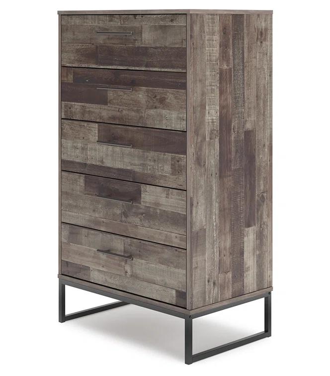 Neilsville 5 Drawer 29.88" W Chest