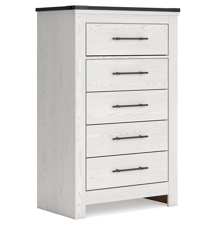 5 Drawer 34.25" W Chest