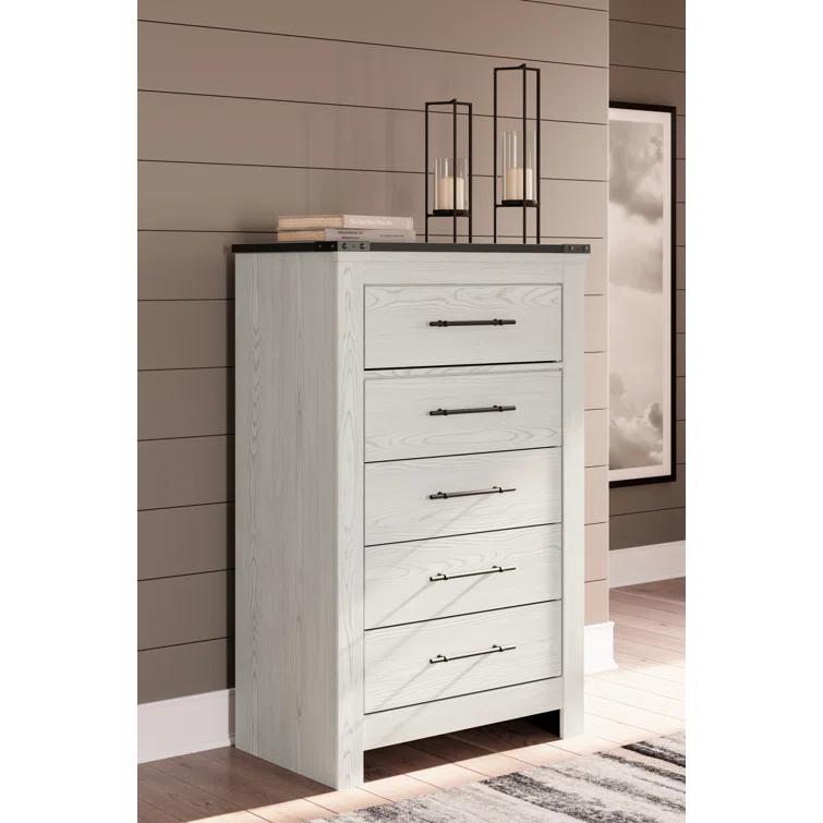 5 Drawer 34.25" W Chest