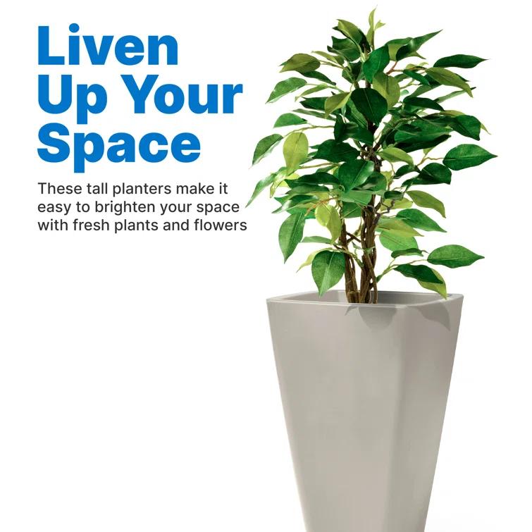 Self-Watering Plastic Planter