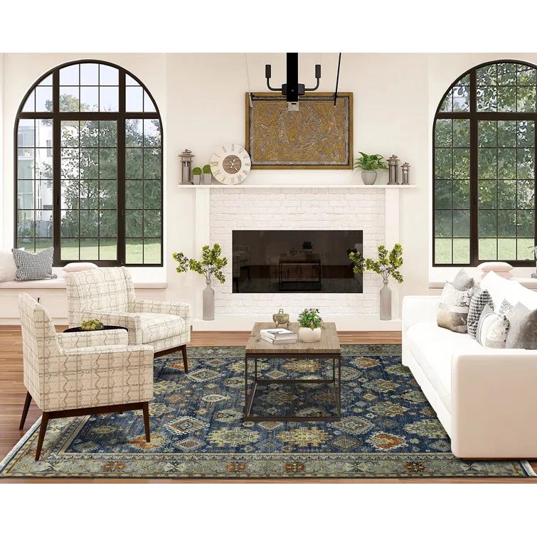 Wool Geometric Area Rug