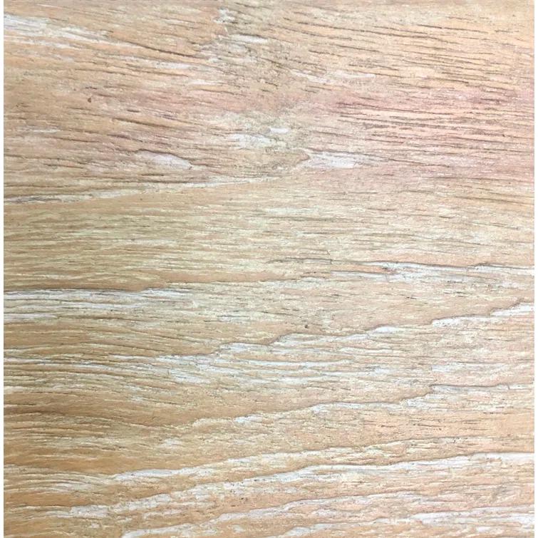 Brown Teak Extendable Outdoor Dining Table with Leaf Storage