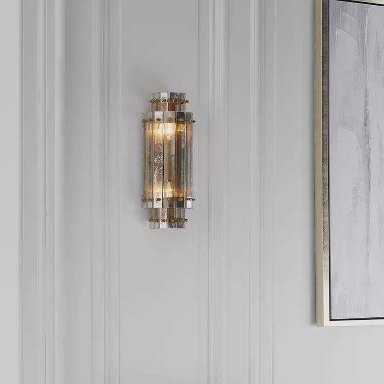 Cadence Antique Brass 14.5" Dimmable LED Wall Sconce