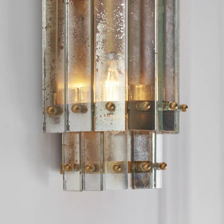 Cadence Antique Brass 14.5" Dimmable LED Wall Sconce