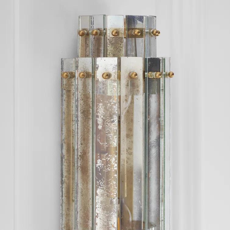 Cadence Antique Brass 14.5" Dimmable LED Wall Sconce