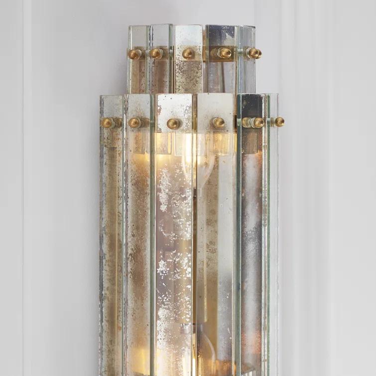 Cadence Antique Brass 14.5" Dimmable LED Wall Sconce