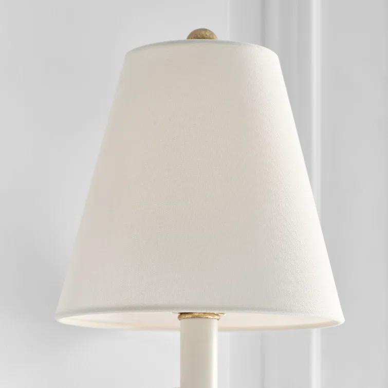 Aiden Large Tail Nickel Sconce, Dimmable Direct Wired, 32 in