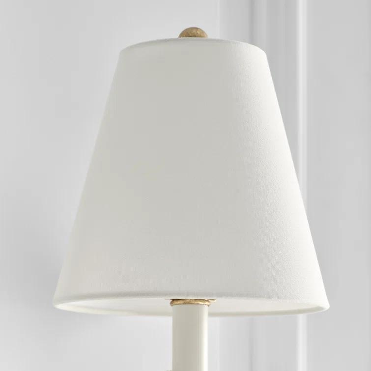 Aiden Large Tail Nickel Sconce, Dimmable Direct Wired, 32 in