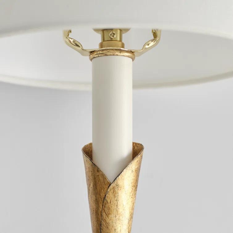 Aiden Large Tail Nickel Sconce, Dimmable Direct Wired, 32 in