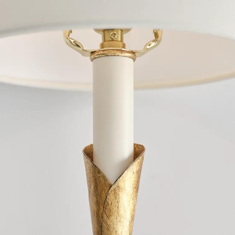 Aiden Large Tail Nickel Sconce, Dimmable Direct Wired, 32 in