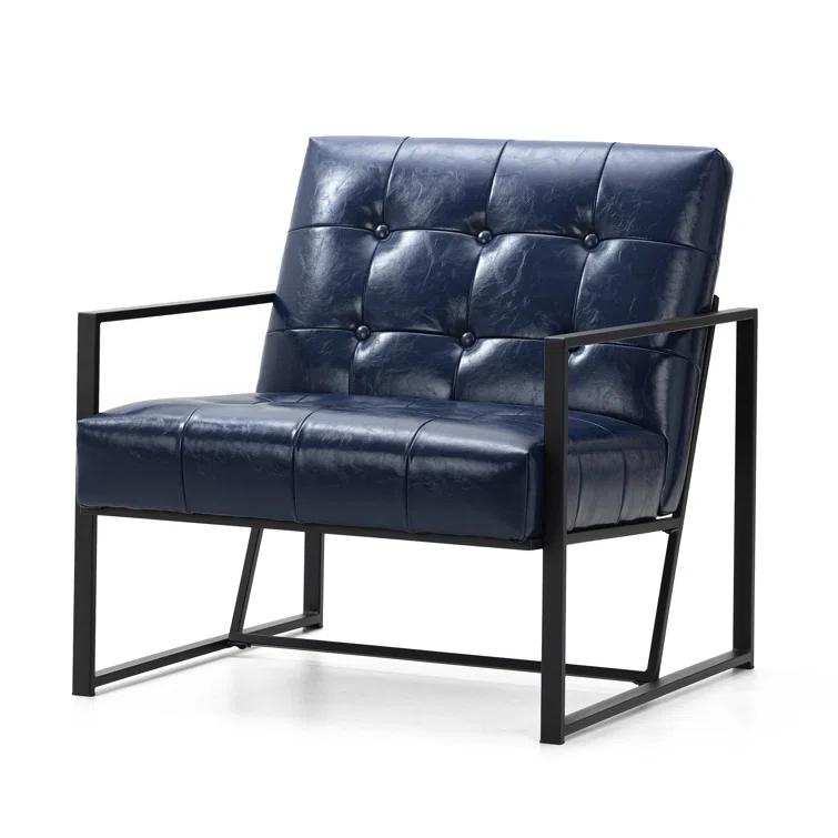 Billings Faux Leather Armchair