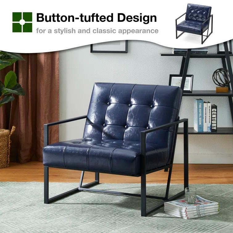 Billings Faux Leather Armchair