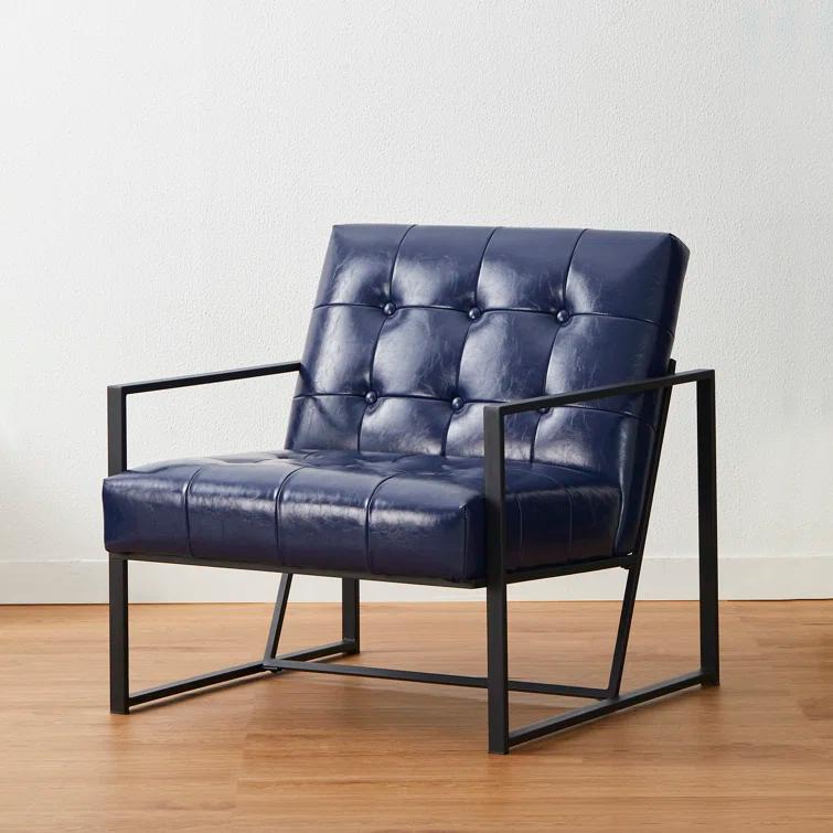 Billings Faux Leather Armchair