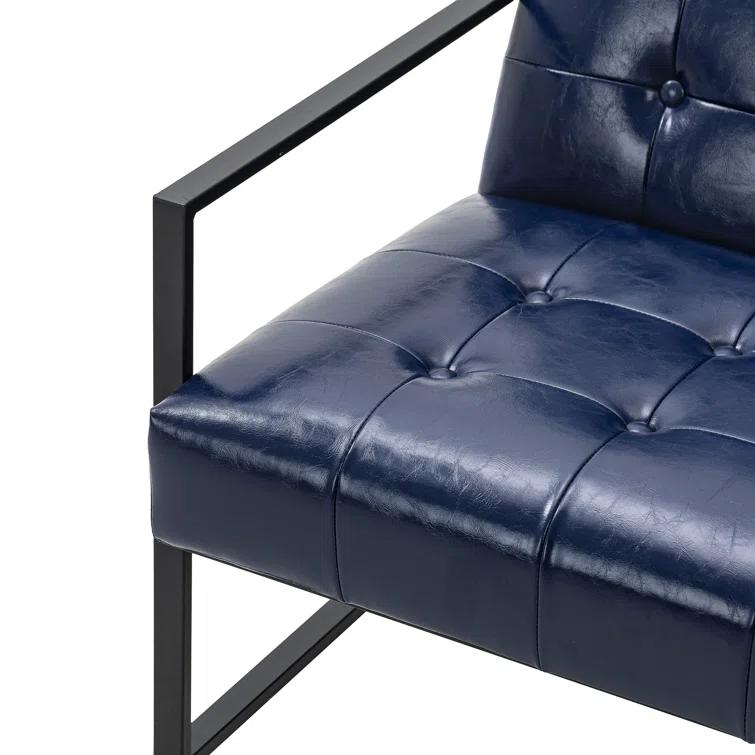 Billings Faux Leather Armchair
