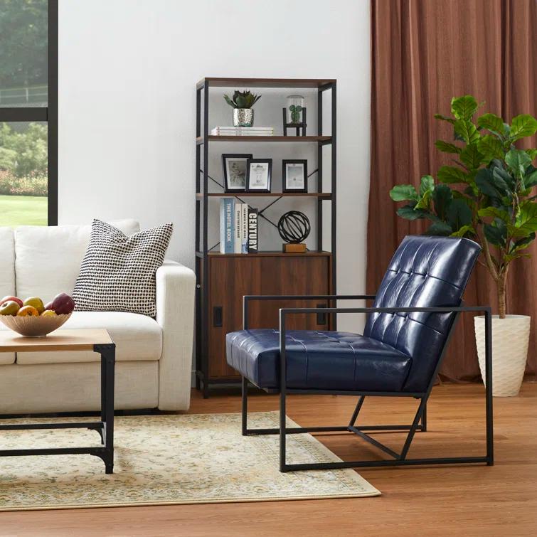 Billings Faux Leather Armchair