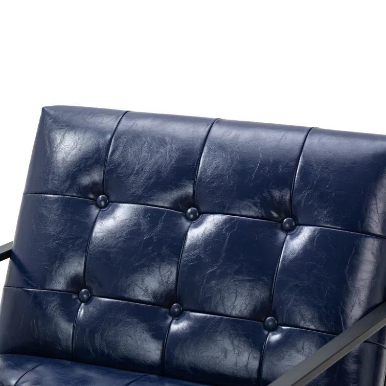 Billings Faux Leather Armchair