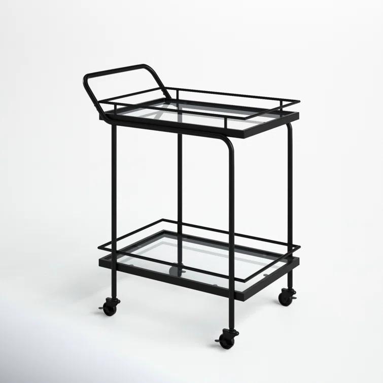 Paulette Metal Bar Cart