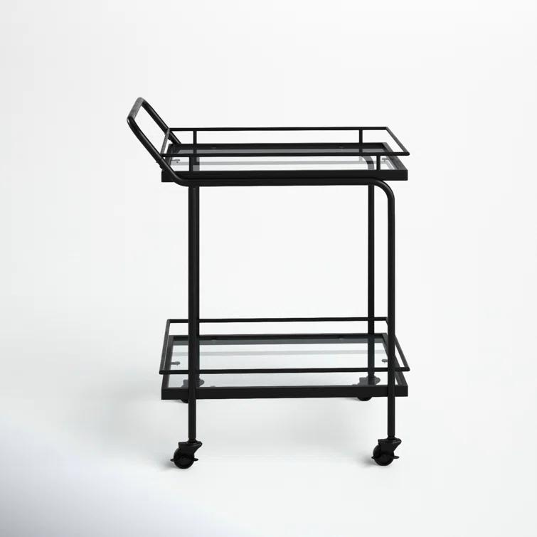 Paulette Metal Bar Cart