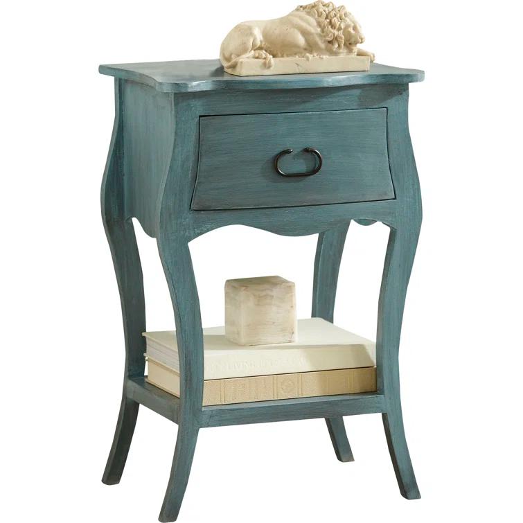 Butler Specialty Company Rochelle 1 Drawer Wood Nightstand - Blue