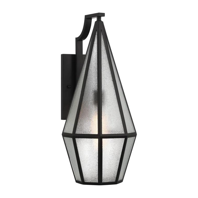 Savoy House Savoy House Peninsula 1-Light Outdoor Wall Lantern in Matte Black