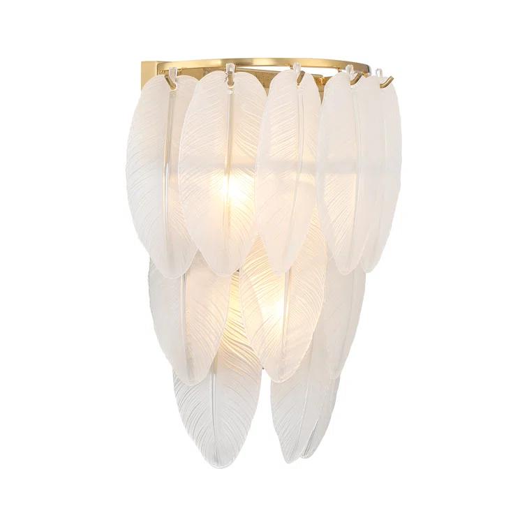 Breegan Jane by Breegan Jane x Savoy Boa 3-Light Wall Sconce in Warm Brass by Breegan Jane