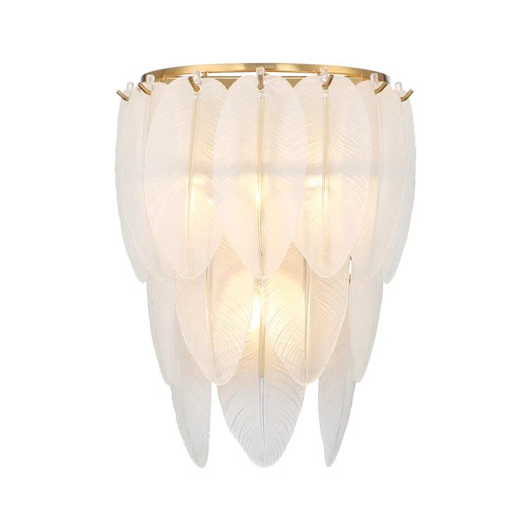 Breegan Jane by Breegan Jane x Savoy Boa 3-Light Wall Sconce in Warm Brass by Breegan Jane