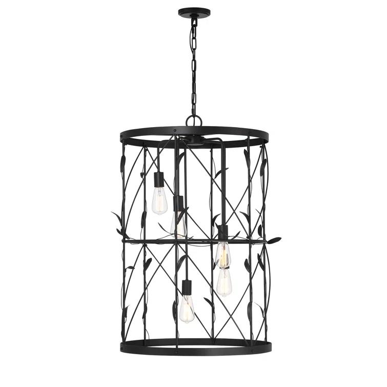Savoy House Lexington 5-Light Pendant in Matte Black