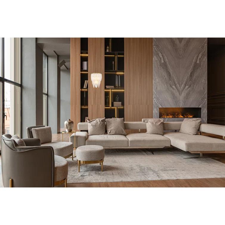 Breegan Jane by Breegan Jane x Savoy Boa 3-Light Wall Sconce in Warm Brass by Breegan Jane