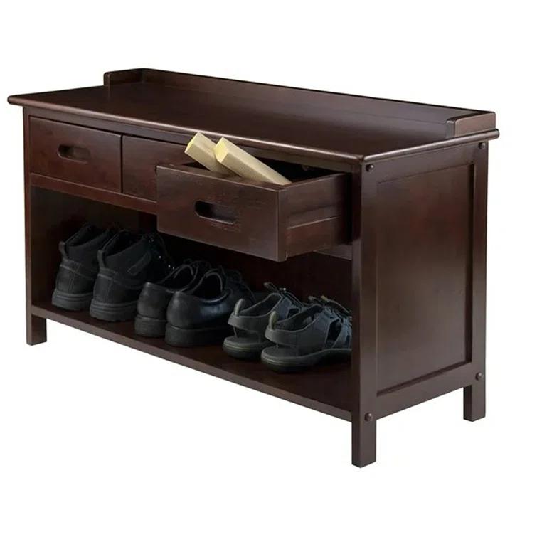 Winsome Fabric Storage Bench