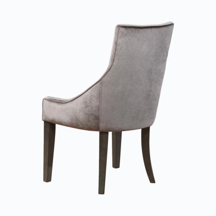 Wenty 38'' H Wood+Fabric Upholstered Side Chair (Set of 2)