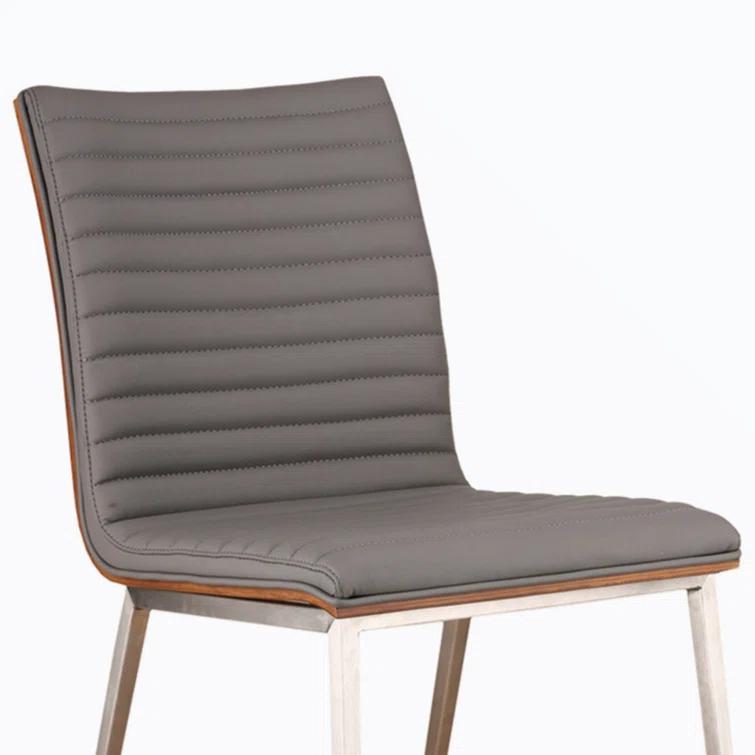 Wenty Wood+Metal Upholstered Side Chair (Set of 2)